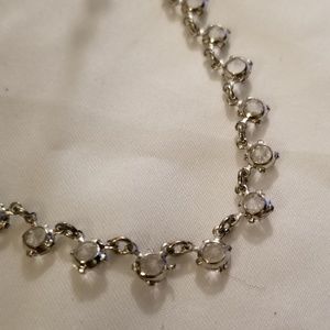 Clear Gem Fashion Necklace
